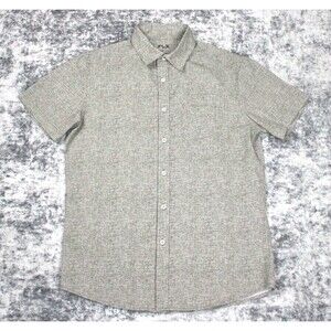 FLX Urban Commuter Men's Size S Slim Short Sleeve Button Down Shirt EUC
